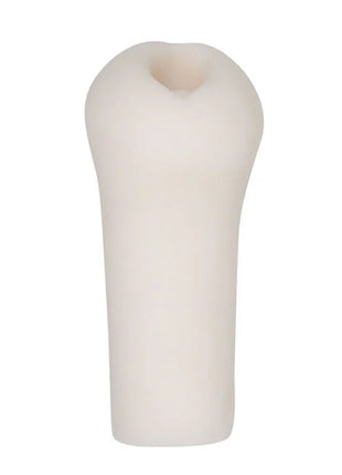 Off-white silikon dentalimplantatmodell mit glatter struktur und hohlem runden oberteil für baile leidenschaft lady murcia masturbator 3d
