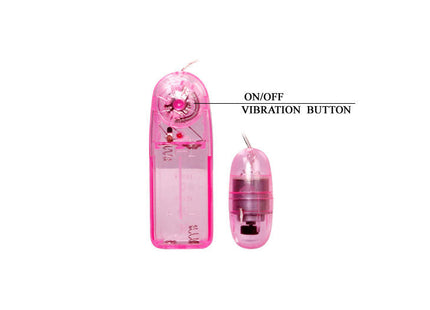 Pink transparent vibrierendes toy aus kunststoff mit sichtbaren innereilen und an aus schalter von baile leidenschaft lady vagina und ano