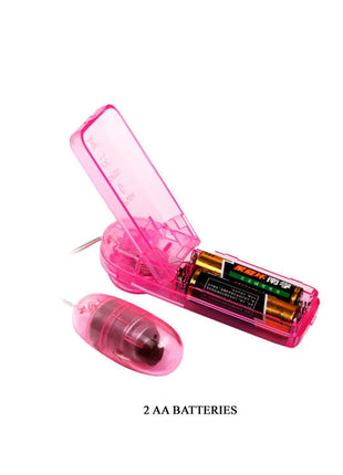 Pink transparenter plastikfernbediente vibrator mit abnehmbarem aufsatz und batteriefach mit zwei aa batterien von baile leidenschaft lady vagina und ano