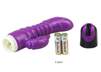 Baile lovet vibrator sensation flieder aus silikon in lila mit weißer basis und schwarzer fernbedienung