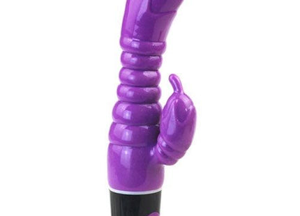 Lila silikon rabbit-vibrator mit schwarzer basis und lila trigger von baile lovet vibrator sensation flieder