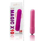 Pink magic x10 vibrierende kugel mit matter oberfläche und glattem, abgerundetem design von baile