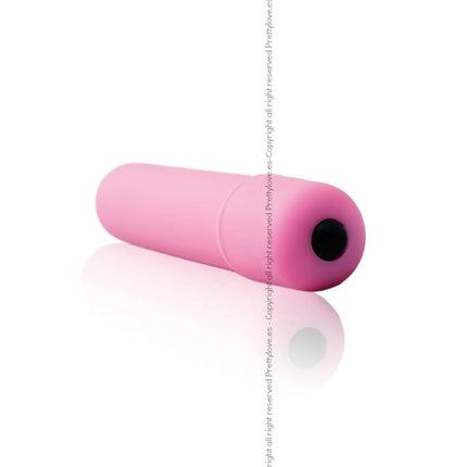 Pink silikonvibrator mit schwarzer rundspitze baile magic x10 vibrierende kugel