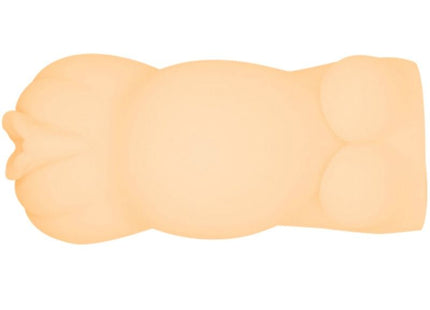 Beige silikon minimasturbator von baile mit realistischen konturen und matter oberfläche für schwangere frauen
