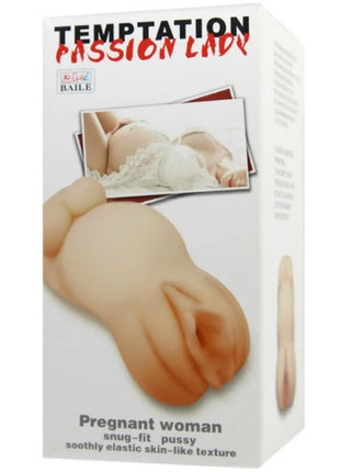 Baile minimaler masturbator für schwangere frauen mit glatter elastischer hauttextur in hautfarbe