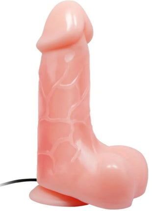 Pink silikon realistischer vibrator 22 cm mit texturierter oberfläche und saugnapfbasis von baile