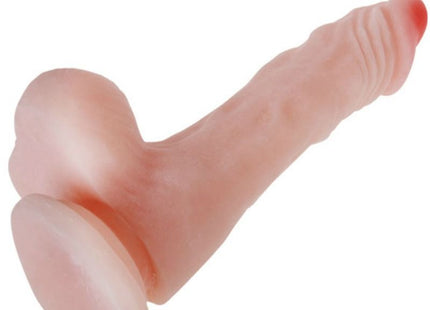 Pink silikon realistischer hähndildo 21 6 cm mit texturierter oberfläche und abgerundetem fuß von BAILE