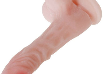 Pink silikon realistischer männlicher handdildo 21,6 cm mit strukturierter oberfläche und gerundetem kopf von baile