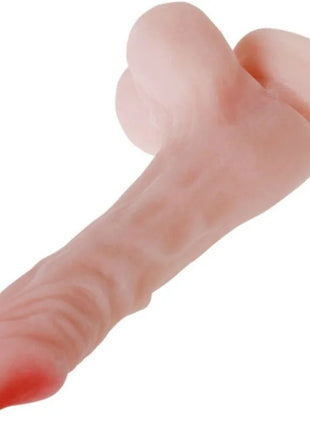 Pink silikon realistischer männlicher handdildo 21,6 cm mit strukturierter oberfläche und gerundetem kopf von baile