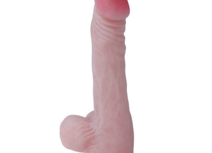 Pink silikon dildo mit natürlichem realistischem strukturiertem kopf von baile in runder form
