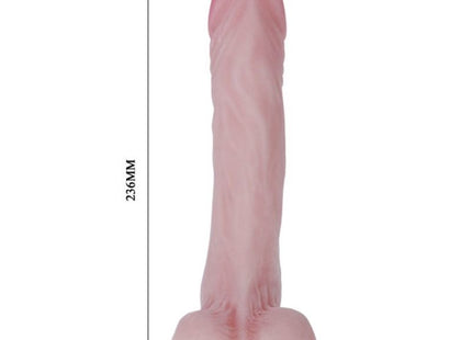 Pinkfarbener silikon realistischer haehndildo 236mm lang 43mm breit von BAILE