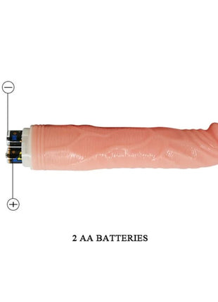 Natürlicher realistischer vibratorspielzeug rosa silikon mit lila und weißem deckel für den persönlichen gebrauch