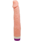Pink silikon dildo mit strukturierten rippen und lilablauem sockel baile natürlicher realistischer vibrator 22 cm