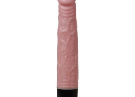 Rosa silikon vibrator mit schwarzer und roter basis baile natürlicher vibrator mit mehreren geschwindigkeiten