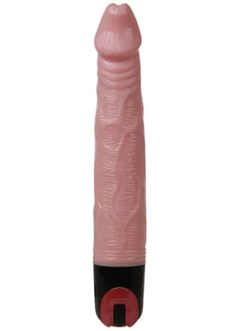 Rosa silikon vibrator mit schwarzer und roter basis baile natürlicher vibrator mit mehreren geschwindigkeiten