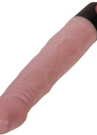 Baile natürlicher vibrator aus pinkem silikon mit mehrspeed funktion und schwarzem rotem griff am ende