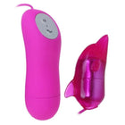 Baile niedlicher secret delfin vibrator mit pinker silikonfernbedienung und transparentem lila körper
