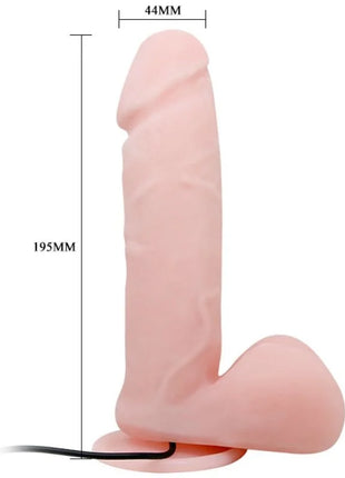 Baile oliver realistischer dildo mit vibration in pink aus silikon 195mm lang 44mm breit mit realistischer form