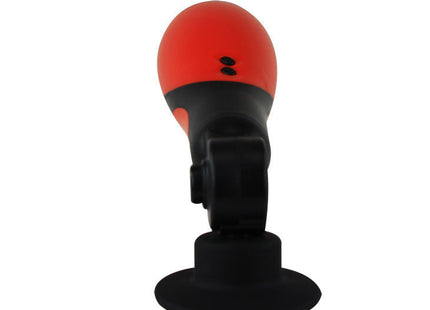 Rot schwarzer saugnapf halter für auto handy mit rundem oberteil und verstellbarem arm für baile oral sex lover 30v mit adapter