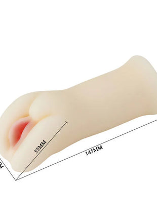 Beige silikon realistische handförmige passion II lady masturbator mit detailreichen lippen und natürlichen konturen