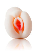 Baile passion ii lady masturbator aus geschmeidigem offwhite silikon mit weichem pfirsichfarbenem innenleben und roten akzenten