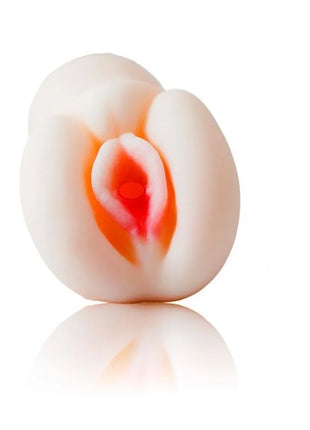 Baile passion ii lady masturbator aus geschmeidigem offwhite silikon mit weichem pfirsichfarbenem innenleben und roten akzenten