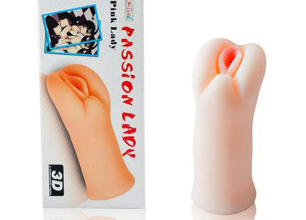 Baile passion ii lady masturbator in pfirsichfarbenem silikon mit realistischem handförmigem design und rosa innerer detailierung