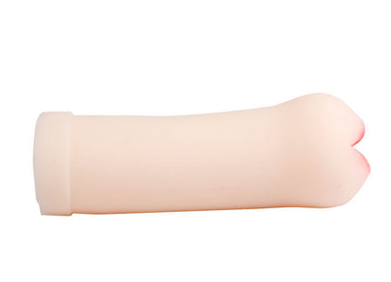 Pale pink silikon dildo mit abgerundetem kopf und zugespitzter basis von baile passion lady mund masturbator