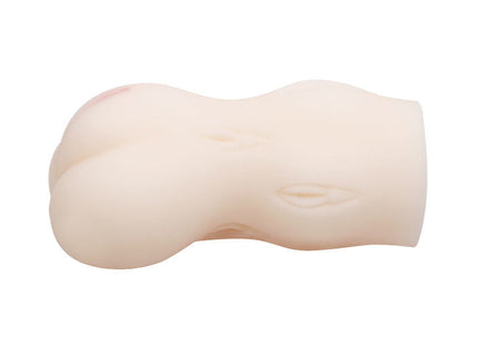 Creamfarbener silikonmasturbator mit realistischer weiblicher form und detaillierter oberfläche von BAILE passion lady vagina