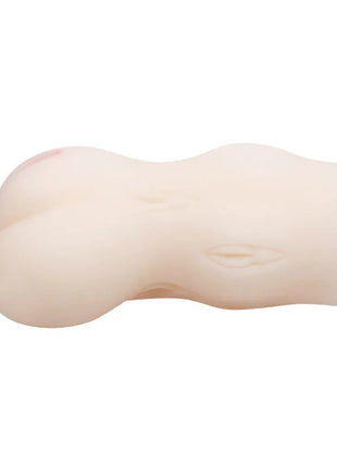 Creamfarbener silikonmasturbator mit realistischer weiblicher form und detaillierter oberfläche von BAILE passion lady vagina