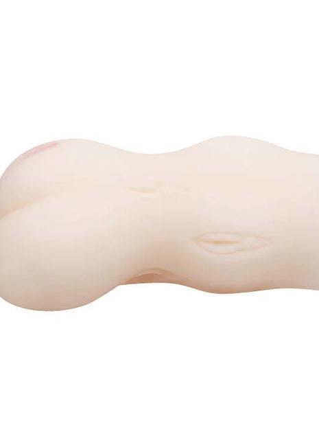 Creamfarbener silikonmasturbator mit realistischer weiblicher form und detaillierter oberfläche von BAILE passion lady vagina