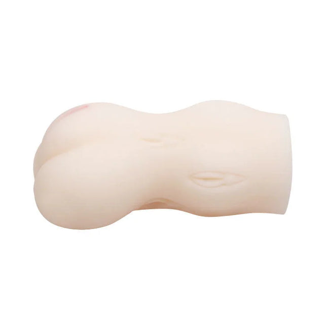 Creamfarbener silikonmasturbator mit realistischer weiblicher form und detaillierter oberfläche von BAILE passion lady vagina