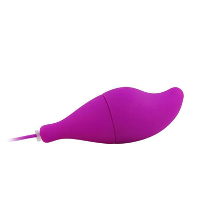 Baile pleasure shell12 lila sparen neu ist ein lebhaftes lila silikonvibrationsspielzeug mit glattem, tropfenförmigem design und dünner schlaufe