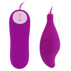 Lila silikonfernbedienung und vibrator mit ergonomischem rundem design von baile pleasure shell12