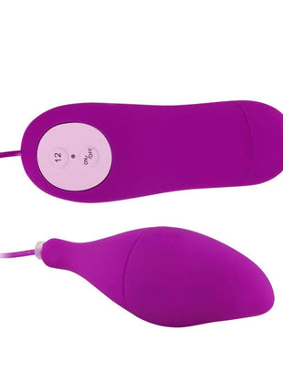 Lila silikon vibrator von baile pleasure shell12 mit rosa bedienfeld und 12 zoll länge zur intensiven stimulation