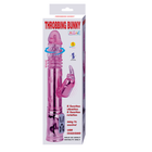 Pink transparenter plastik vibrator hase mit fernbedienung und usb ladeanschluss von baile pochender bunny pink rampant rotator
