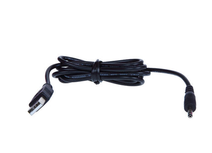 Schwarzes usb-zu-dc stromadapterkabel mit usb-a und hohlstecker für baile pochender bunny pink rampant rotator