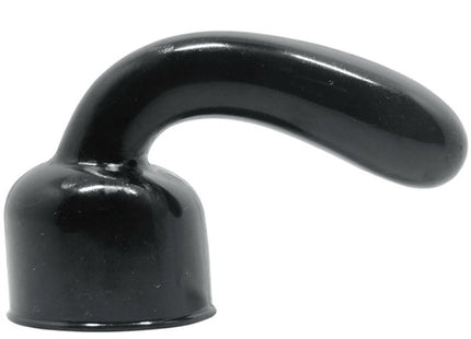 Schwarzer glänzender silikon ersatzkopf für den massager baile power head für g punkt vergnügen