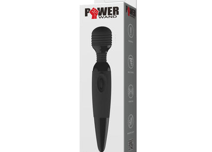 Baile power kraftvolles kompaktes massager schwarz mit texturiertem kopf und ergonomischem griff batterie betrieben