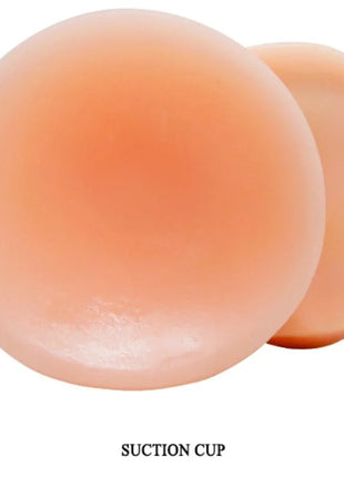 Baile - peachfarbener silikon saugfuß realistischer silikon dildo mit natürlicher optik