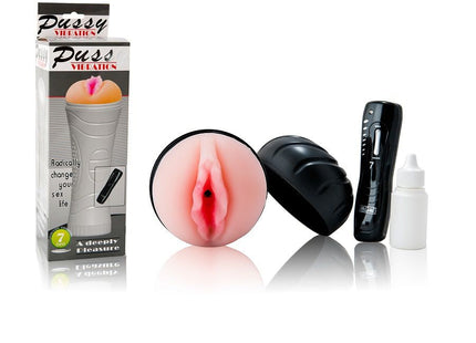 Rosafarbener silikon pussy vibrator mit schwarzem deckel und fernbedienung baile 7 rhythmen ciberskyn