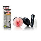 Rosafarbener silikon pussy vibrator mit schwarzem deckel und fernbedienung baile 7 rhythmen ciberskyn