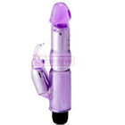 Baile rabbit fantasy vibe lila lila durchsichtiger hasenförmiger vibrator aus kunststoff mit schwarzer basis
