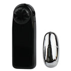 Schwarzes und chromfarbenes kabelloses vibrator-set von baile realistische vagina und arsch