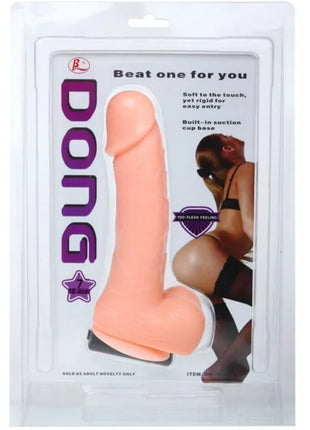 Peachfarbener silikon realistischer dildo dong mit vibration rotation und saugnapfbasis 20 cm von baile