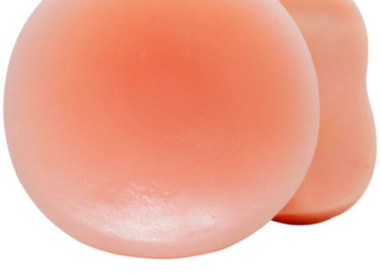 Peachfarbener realistischer dildo dong aus silikon mit saugnapf funktion vibration und rotation 20 cm