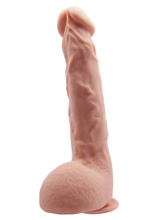 Pink silikon dildo mit realistischer struktur und abgerundetem sockel baile realistischer dildo jason natur 24 cm