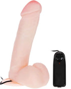 Pink silikon realistischer dildo mit vibration 20 cm von baile mit schwarzer fernbedienung