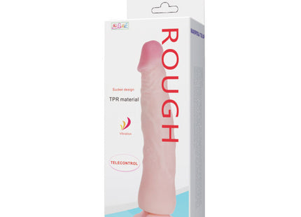 Rosa realistischer penis-liebe-klon 22,3 cm aus tpr mit saugnapf und telecontrol von rough