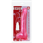 Baile realistischer rosa silikon dildo mit saugnapf magnetbasis und beiliegendem gleitmittel flasche